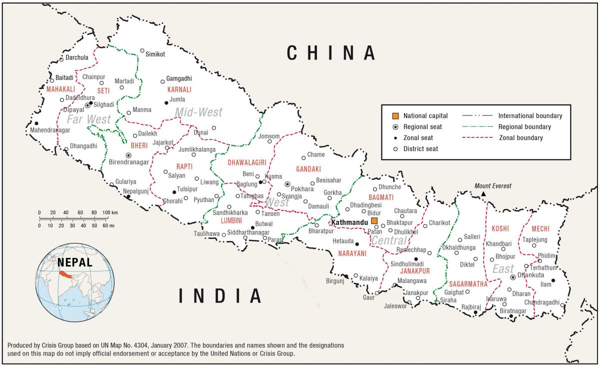 Mappa di casa nepal