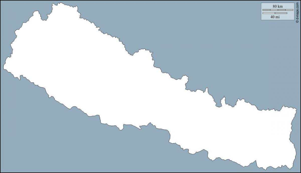 Mappa di vuoto nepal