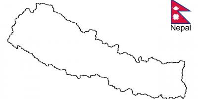 Mappa di contorno nepal