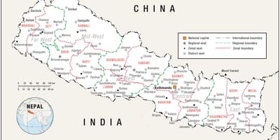 Mappa di casa nepal