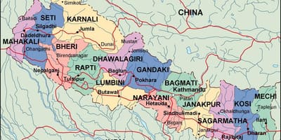 La mappa digitale nepal
