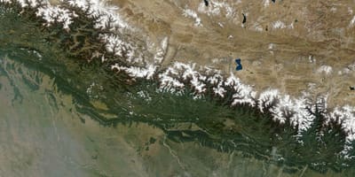 Mappa satellitare nepal live