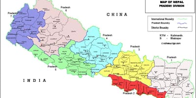 7 pradesh nepal mappa